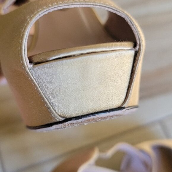 Gucci Beige Satin Strappy Peekaboo Stilettos Pump Shoes Eur. 36.5 - Picture 6 of 15